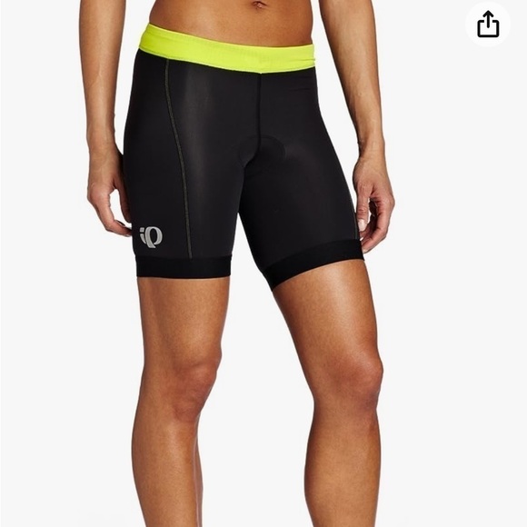 Pearl Izumi Lime Green Black Bicycle Select Tri Shorts Women’s Size XL - Picture 15 of 15